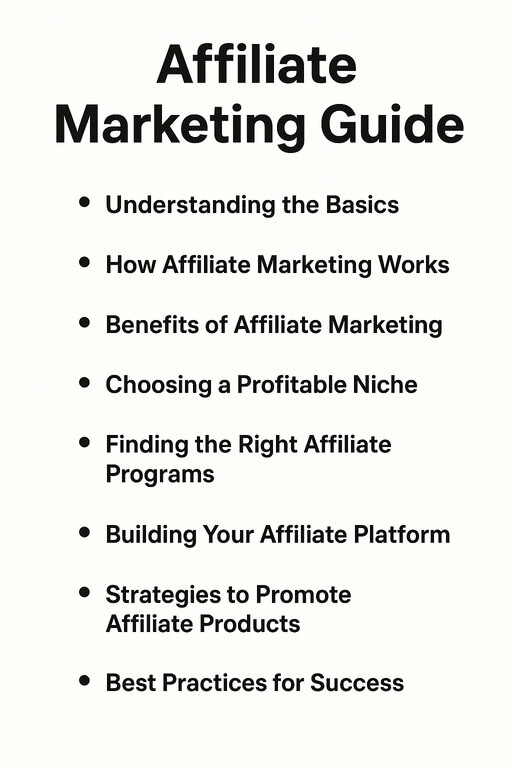 Affiliate marketing guide
